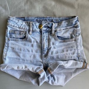 american eagle shorts size 0